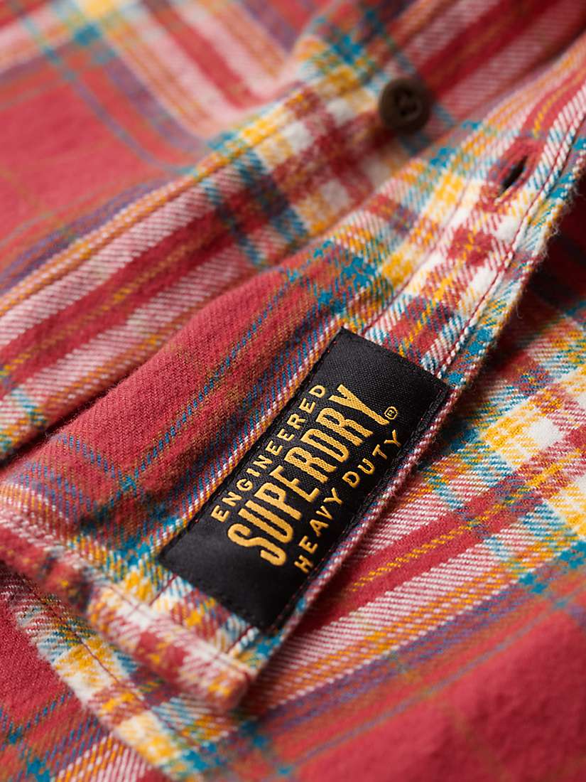 Buy Superdry Organic Cotton Long Sleeve Lumberjack Shirt Online at johnlewis.com