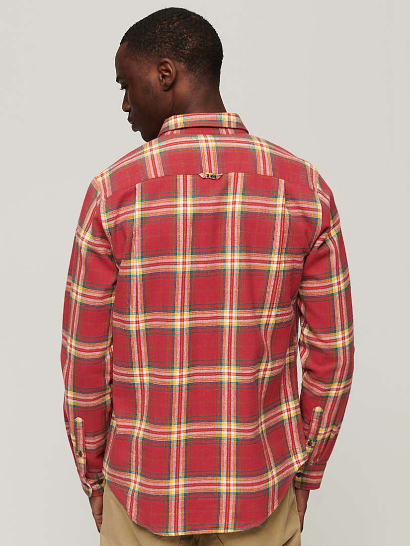 Buy Superdry Organic Cotton Long Sleeve Lumberjack Shirt Online at johnlewis.com
