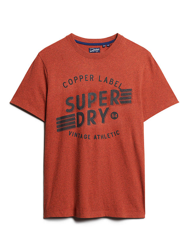 Superdry Copper Label Workwear T-Shirt, Copper Orange