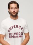 Superdry Copper Label Workwear T-Shirt, Lightning Grey