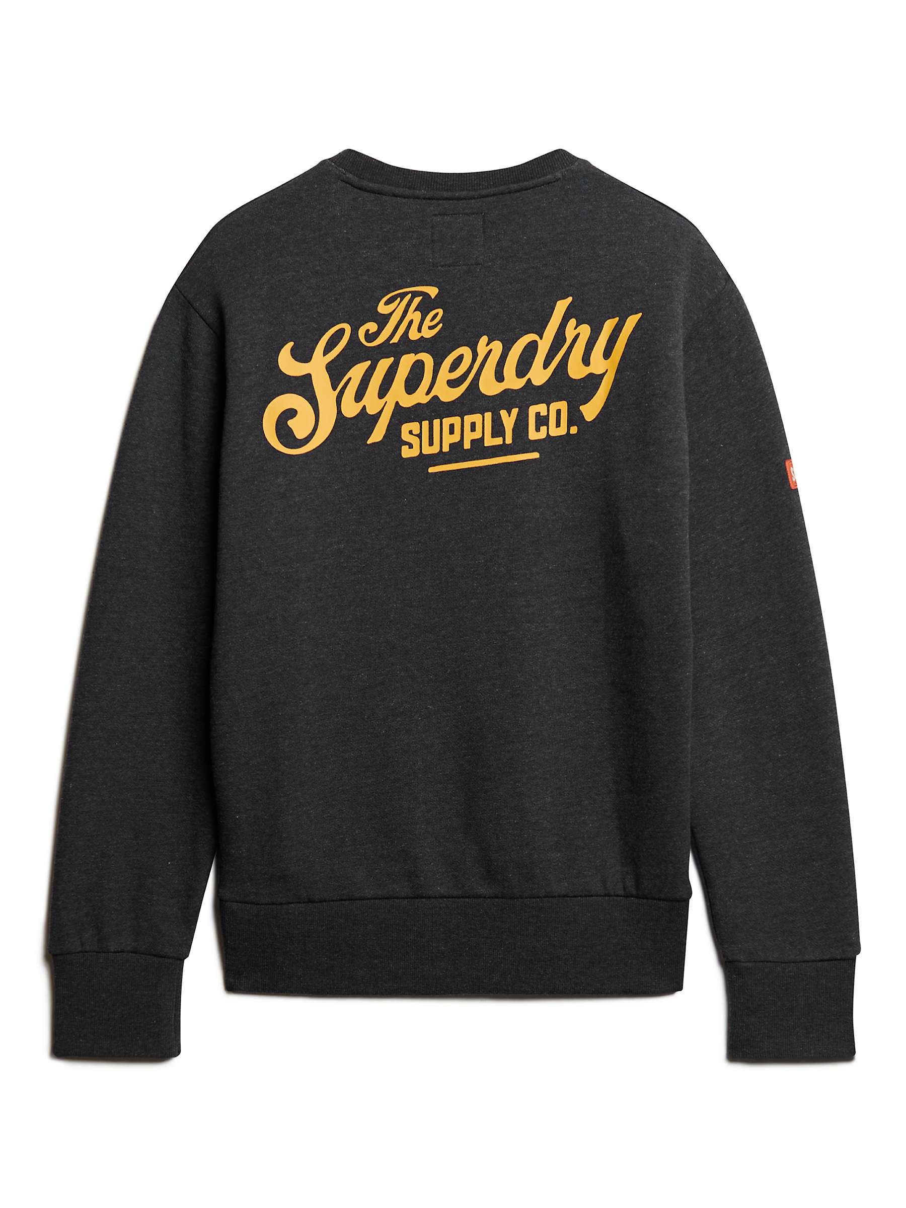 Buy Superdry Workwear Trade Jumper, Black/Multi Online at johnlewis.com