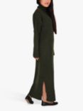 A-VIEW Penny Knit Wool Blend Jumper Dress, Army
