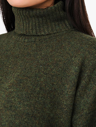 A-VIEW Penny Knit Wool Blend Jumper Dress, 894 Army