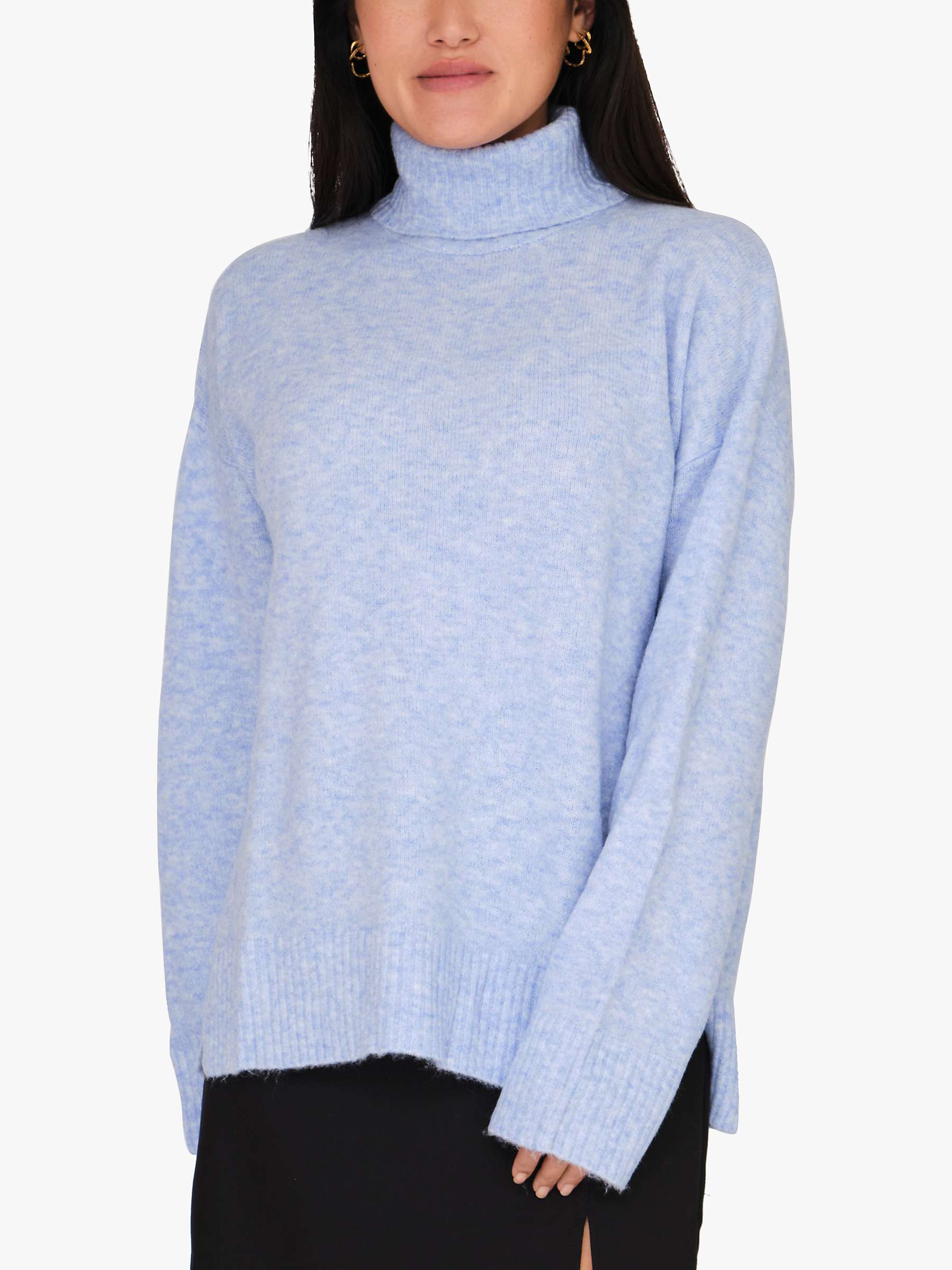 Buy A-VIEW Penny Wool Blend Roll Neck Jumper Online at johnlewis.com