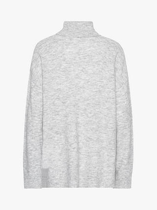 A-VIEW Penny Wool Blend Roll Neck Jumper, Grey