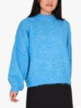 A-VIEW Patrisia Solid Knit Jumper, Medium Blue