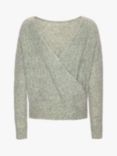 A-VIEW Filippa Knitted Reversible Jumper, Dusty Mint