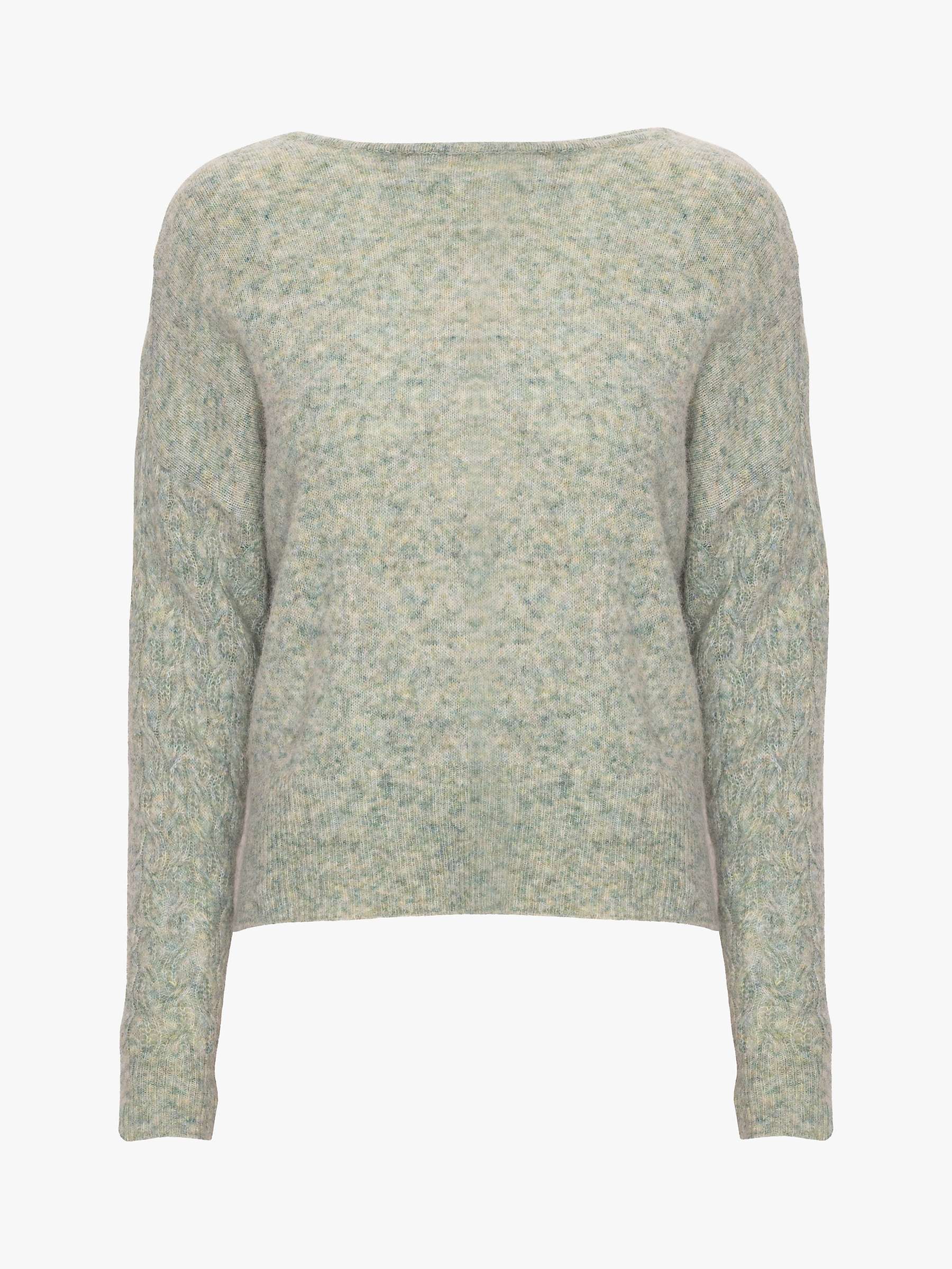 Buy A-VIEW Filippa Knitted Reversible Jumper, Dusty Mint Online at johnlewis.com