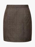 A-VIEW Annali Check Mini Skirt, Brown