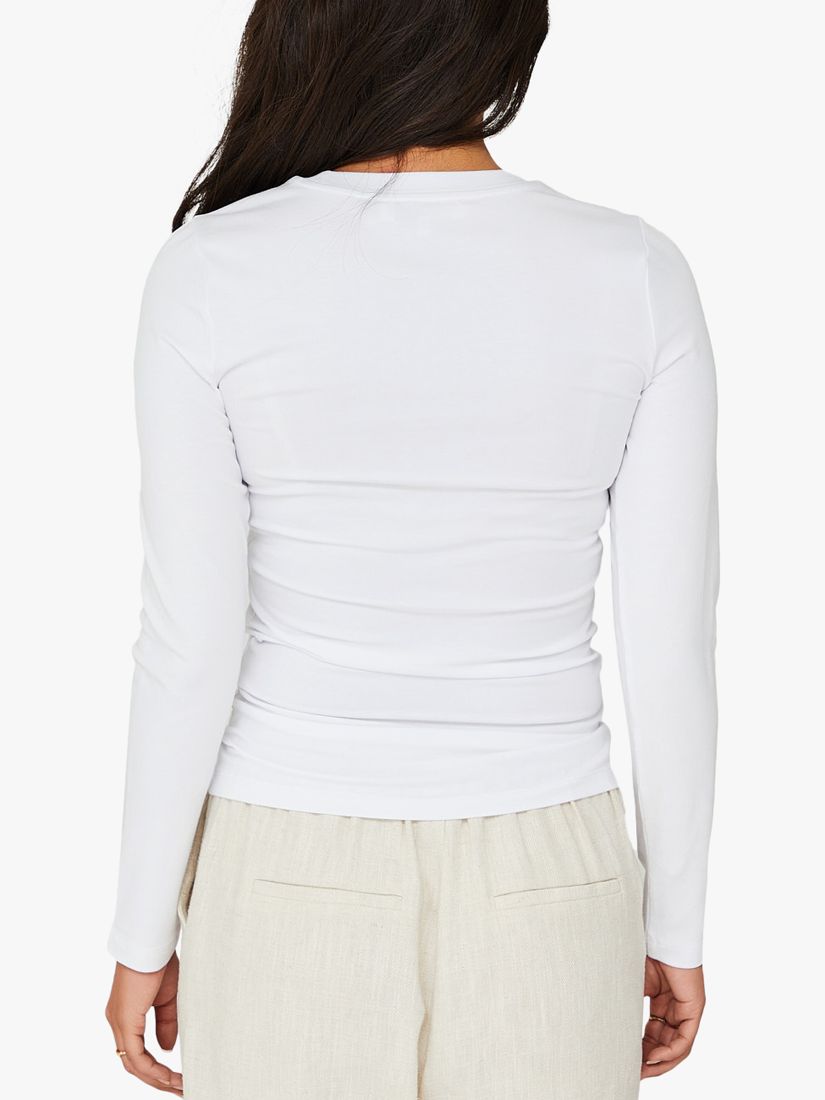 Buy A-VIEW Stabil Cotton Blend Long Sleeve Top Online at johnlewis.com