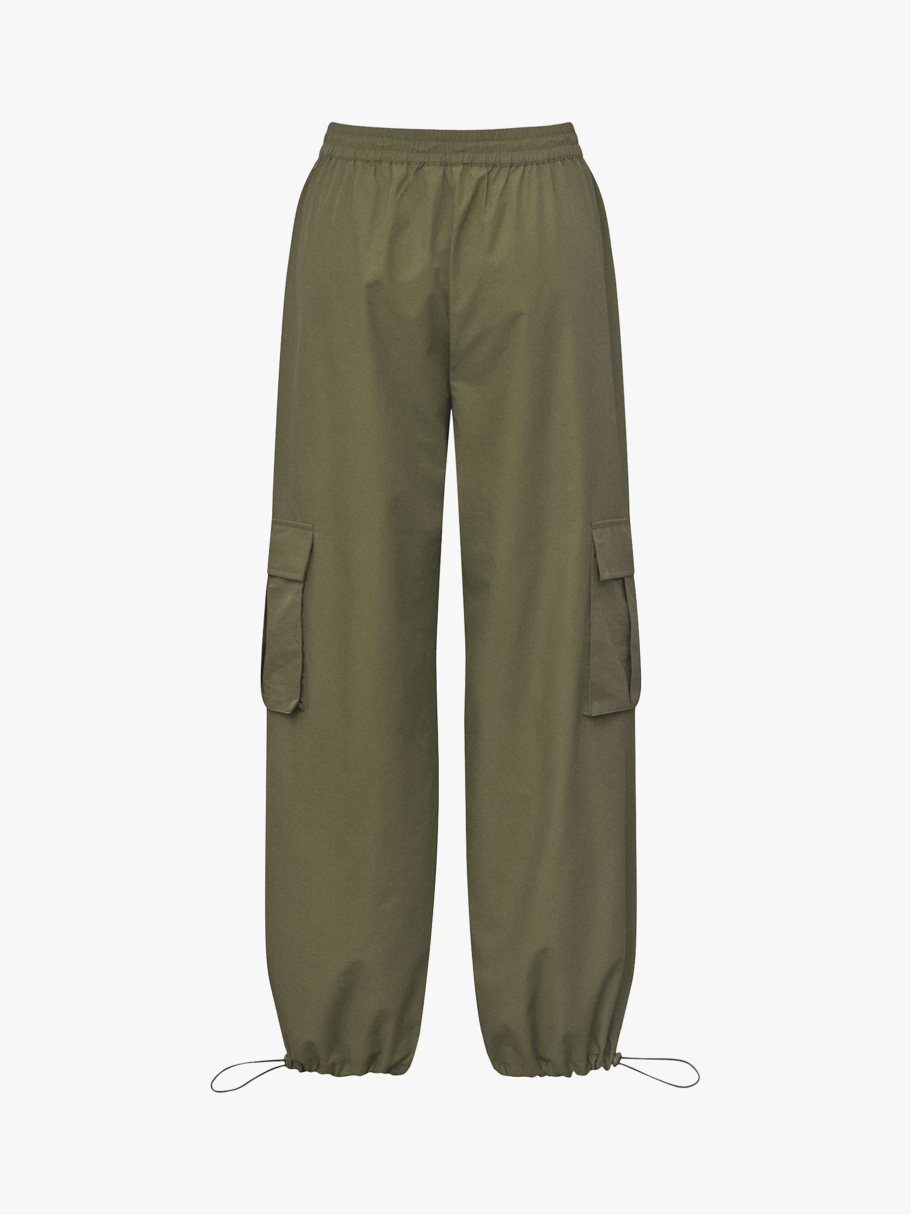 Buy A-VIEW Cargo Loose Fit Trousers, Army Online at johnlewis.com