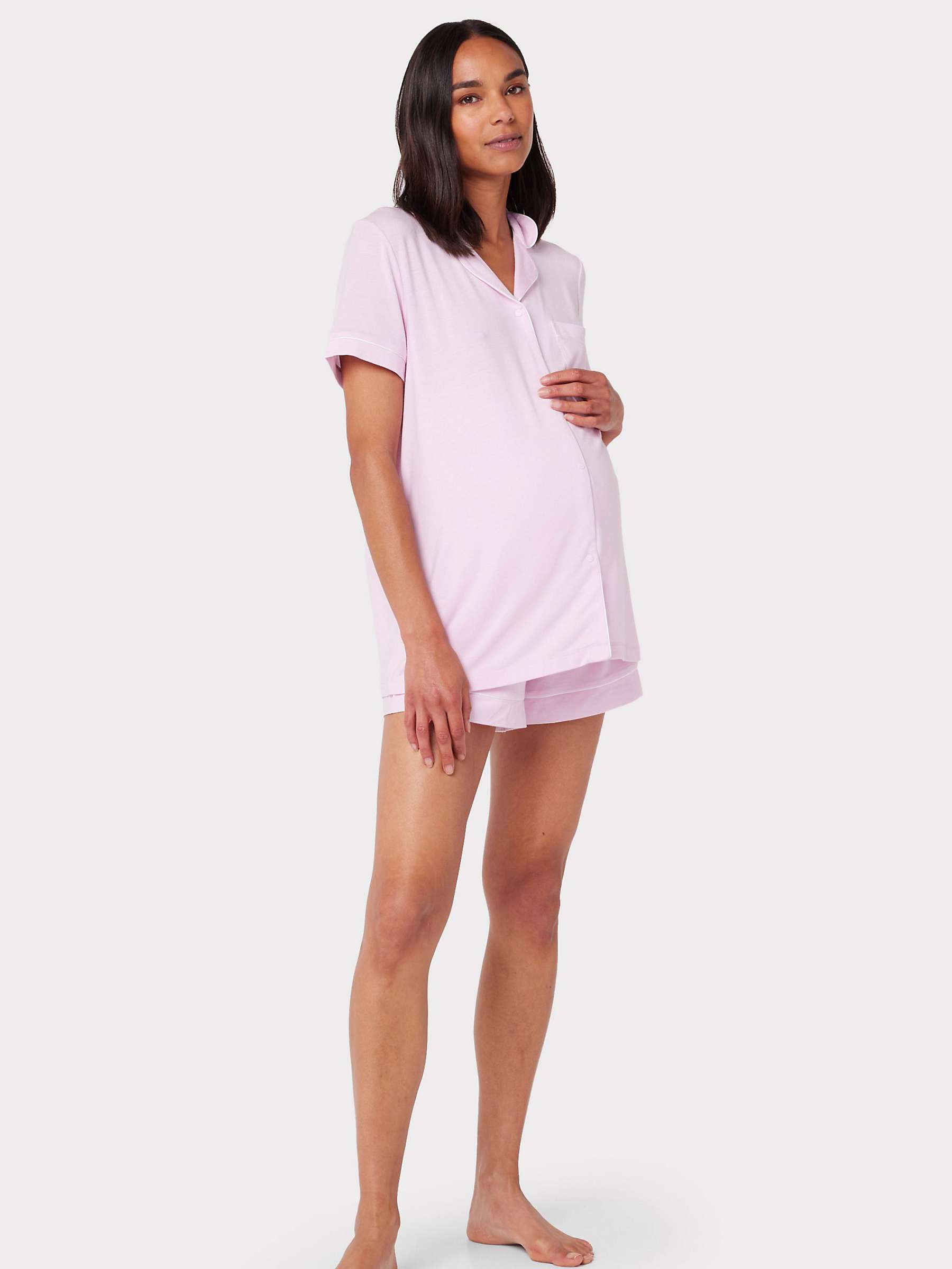Buy Chelsea Peers Modal Short Shirt Maternity Pyjama Set Online at johnlewis.com