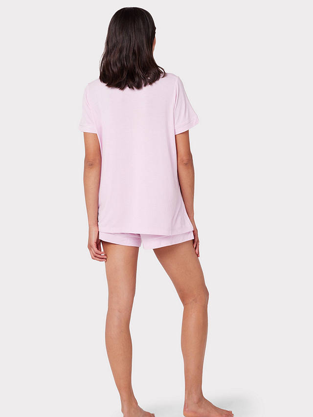 Chelsea Peers Modal Short Shirt Maternity Pyjama Set, Pink