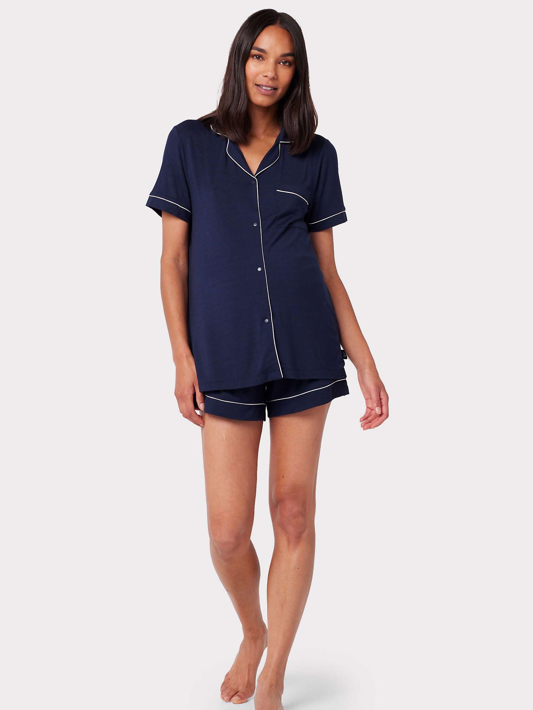 Buy Chelsea Peers Modal Short Shirt Maternity Pyjama Set Online at johnlewis.com