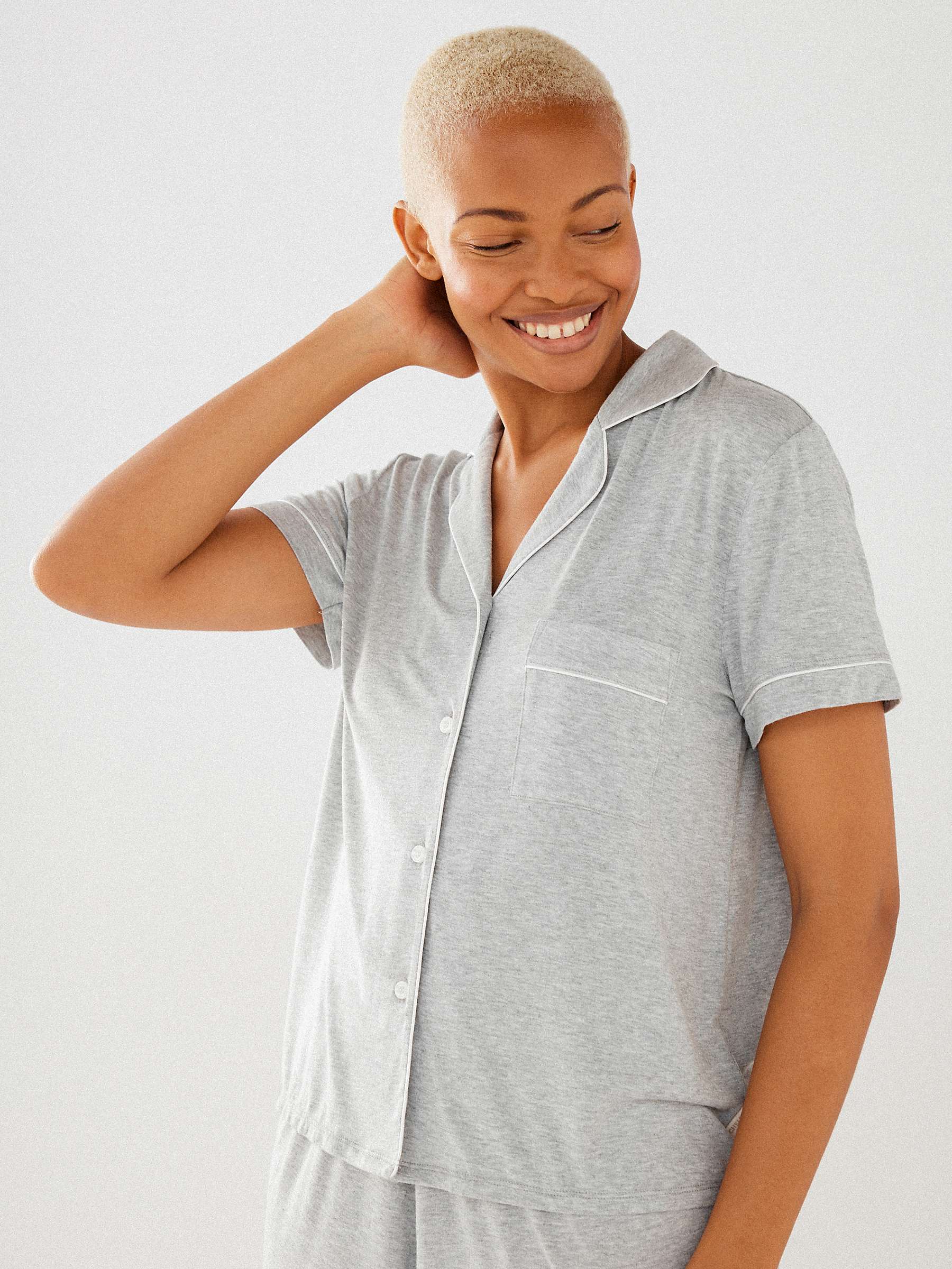 Buy Chelsea Peers Modal Short Shirt Pyjama Set Online at johnlewis.com