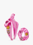 Small Stuff Kids' SMILEYWORLD®️ Headband & Scrunchie Set, Bright Pink