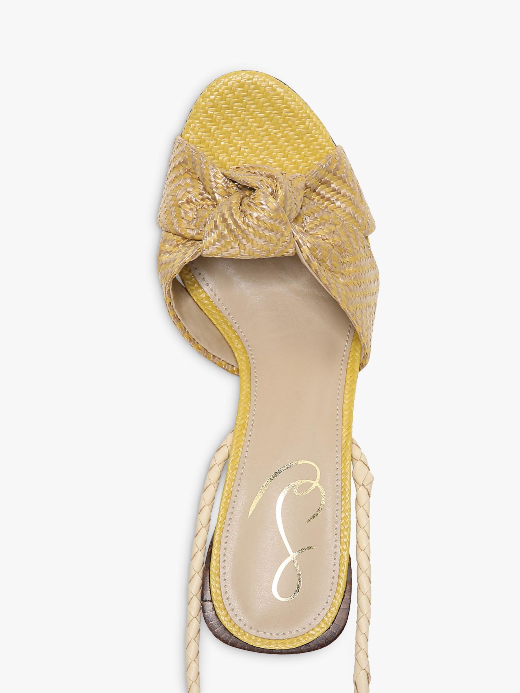 Sam Edelman Bodhi Knot Detail Sandals, Natural at John Lewis & Partners