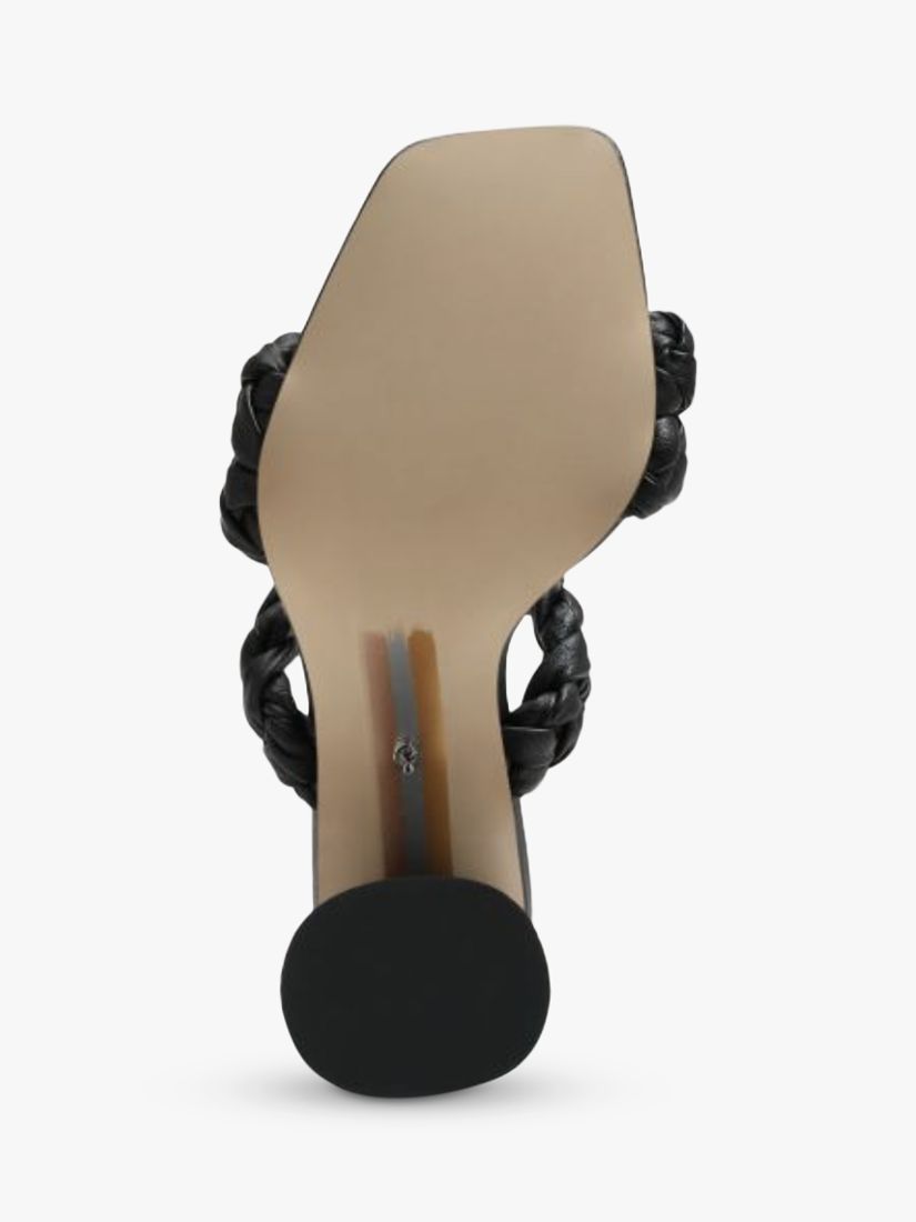 Buy Sam Edelman Kendra Woven Strap Sandals, Black Online at johnlewis.com
