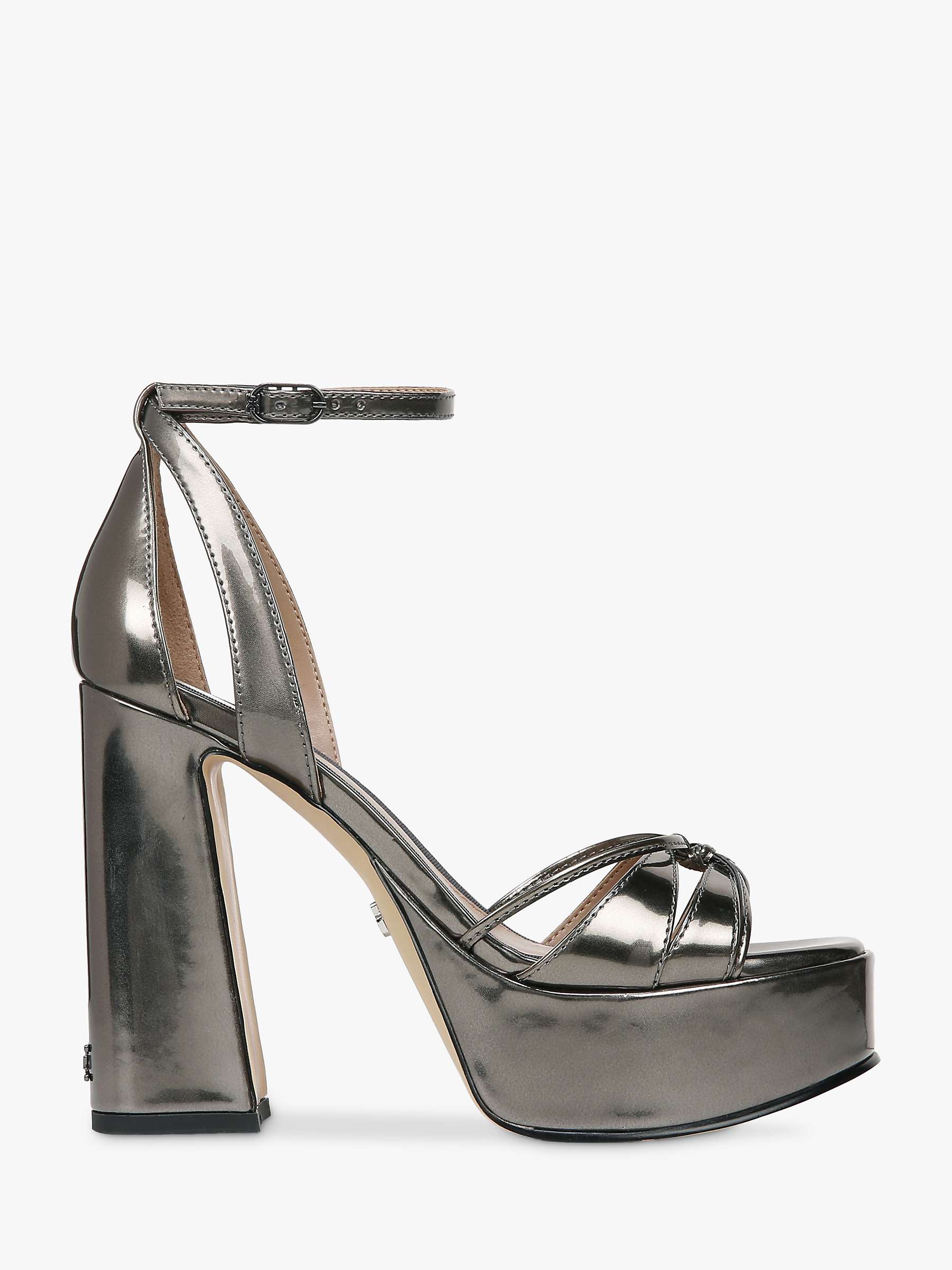Buy Sam Edelman Kamille Platform Sandals, Pewter Online at johnlewis.com