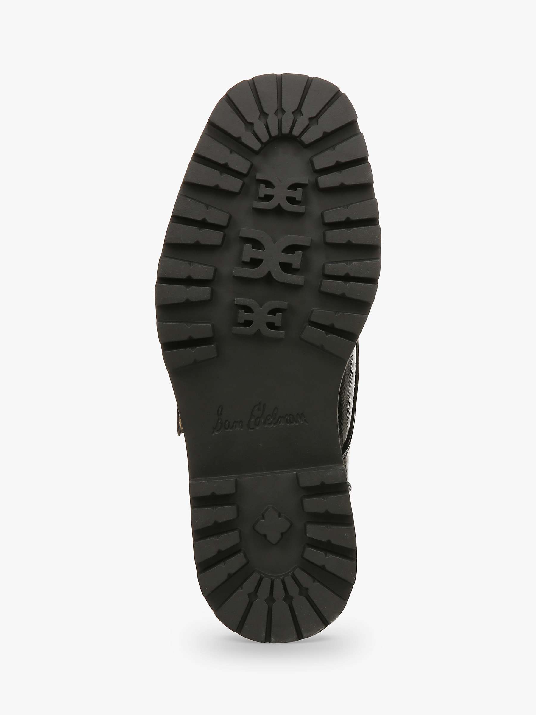 Buy Sam Edelman Lora Chunky Loafers, Black Online at johnlewis.com