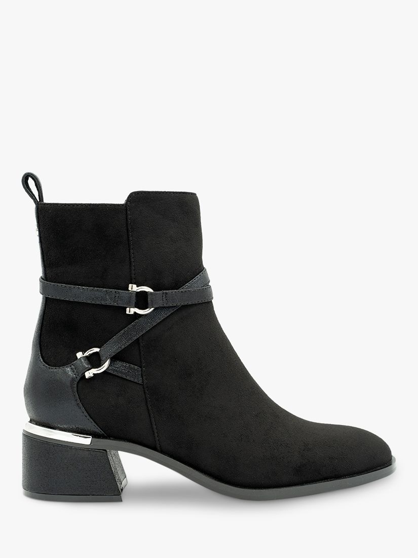 Paradox London Avalon Ankle Boots, Black at John Lewis & Partners
