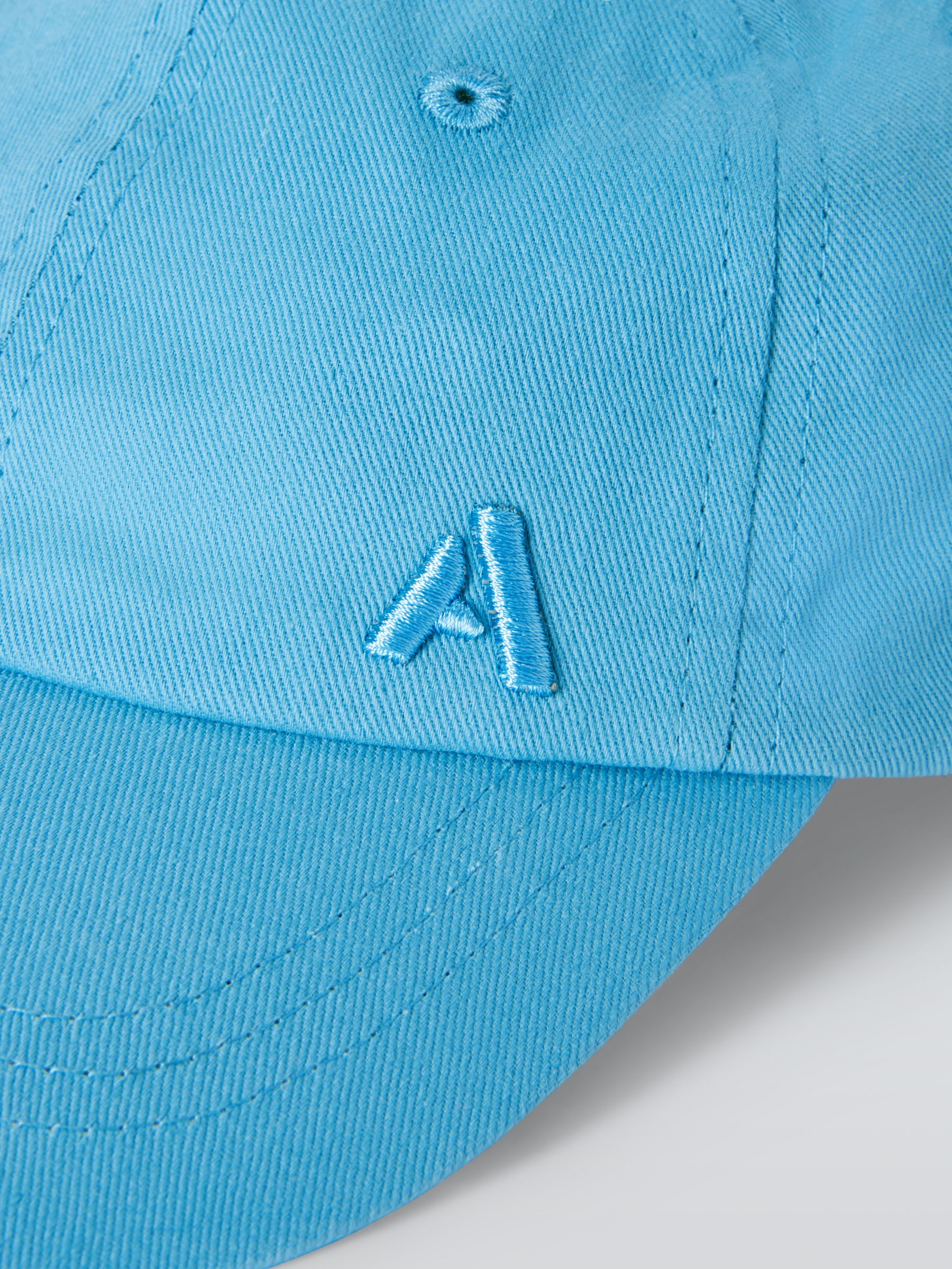 John Lewis ANYDAY Kids' Embroidered Baseball Cap, Blue, 0-6 months