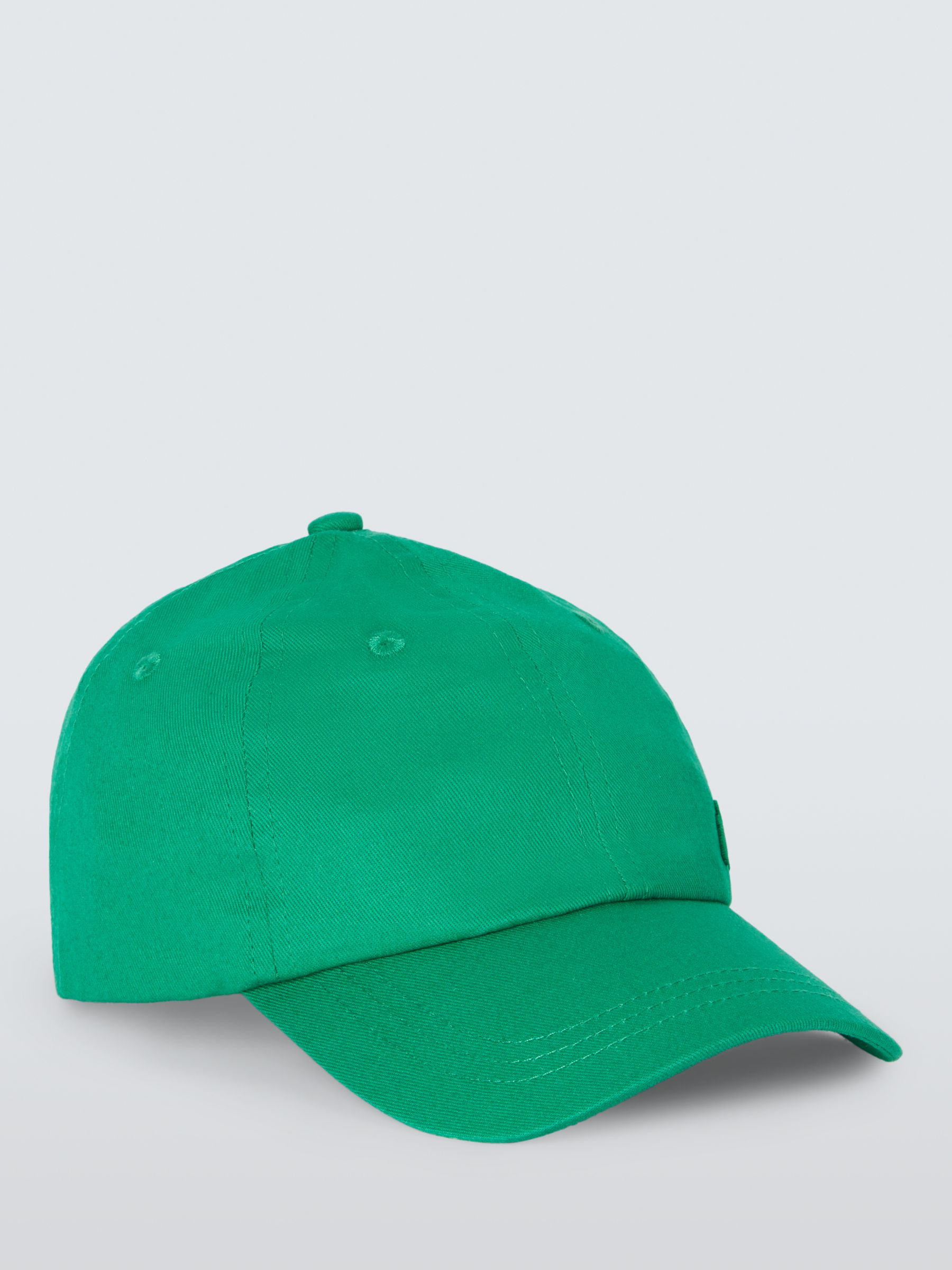John Lewis ANYDAY Kids' Embroidered Baseball Cap, Green, 0-6 months