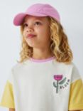 John Lewis ANYDAY Kids' Embroidered Baseball Cap, Pink