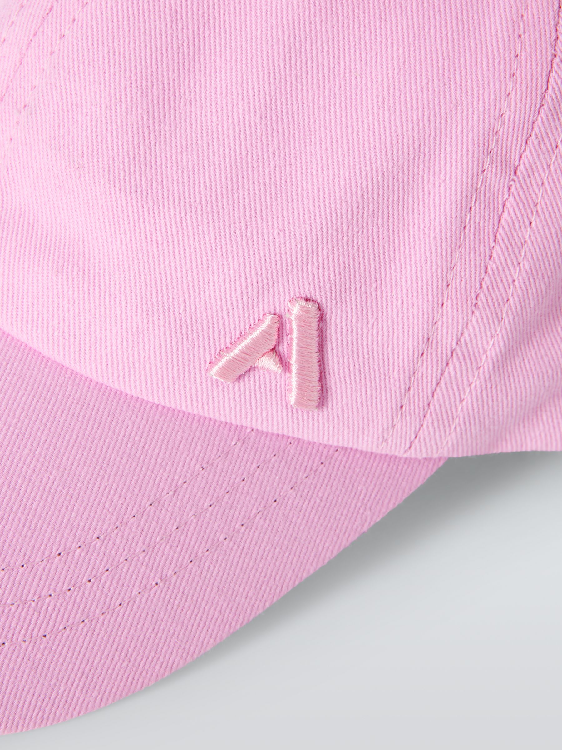 John Lewis ANYDAY Kids' Embroidered Baseball Cap, Pink, 0-6 months