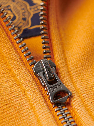 Superdry Vintage Athletic Zip Hoodie, Gold