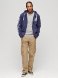 Superdry Atheltic College Graphic Zip Hoodie