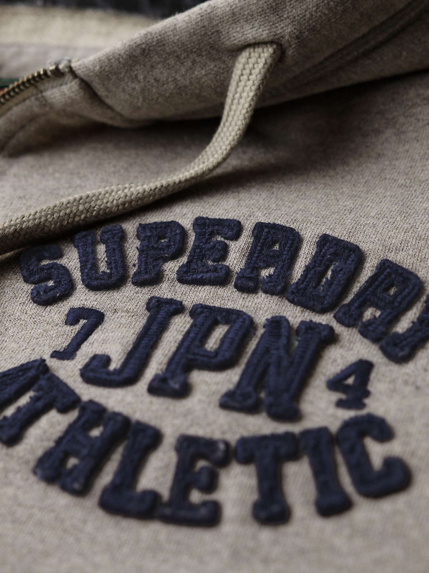 Buy Superdry Vintage Athletic Zip Hoodie Online at johnlewis.com