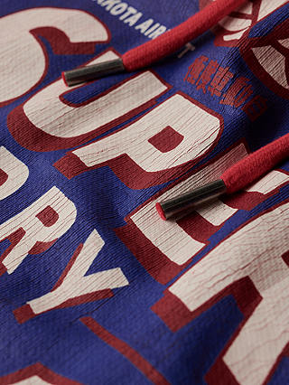 Superdry Workwear Logo Graphic Hoodie, Soda Pop Red