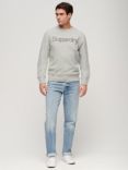 Superdry City Loose Crew Jumper, Grey