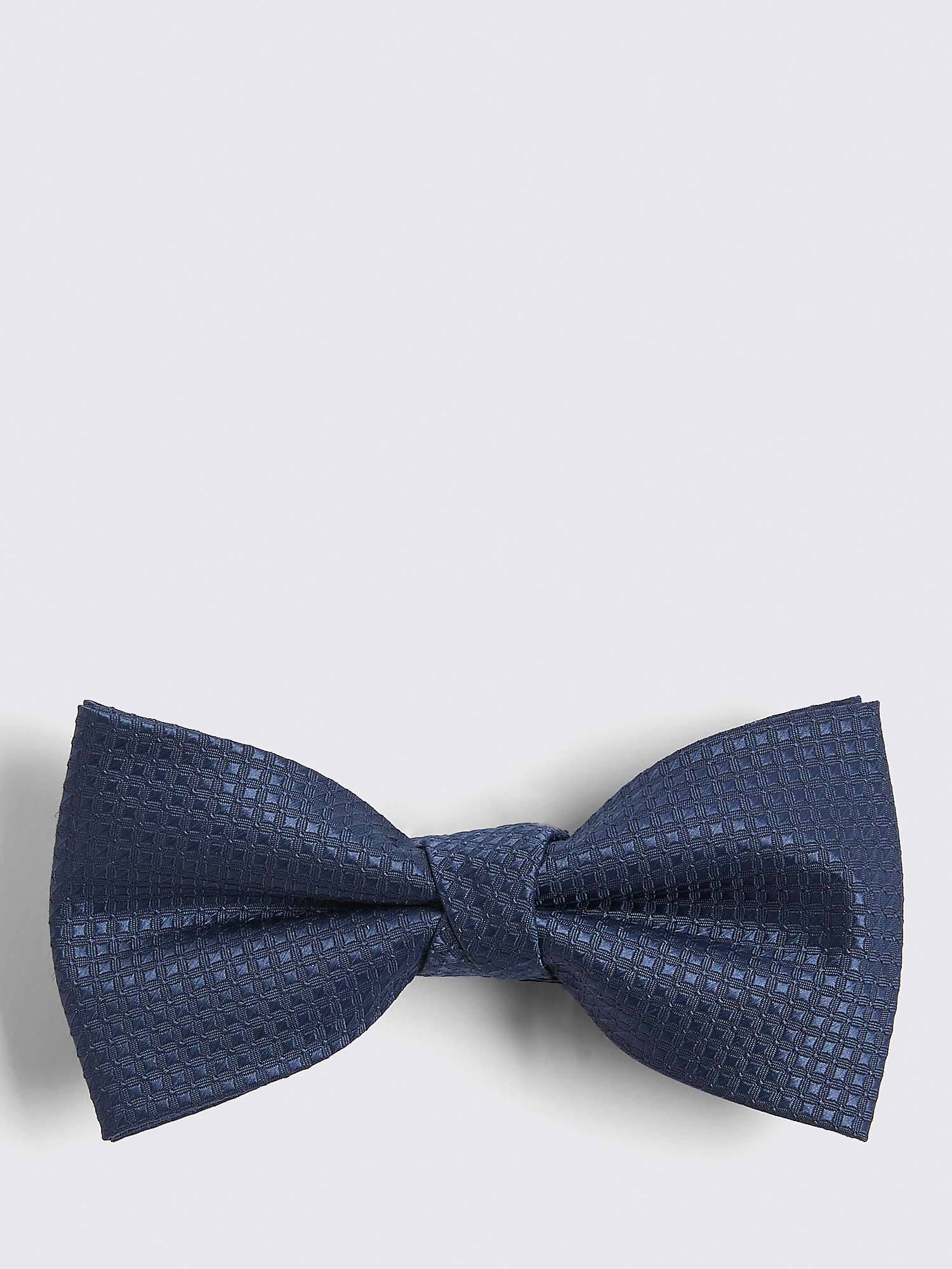 Buy Moss Textured Bow Tie, Blue Online at johnlewis.com