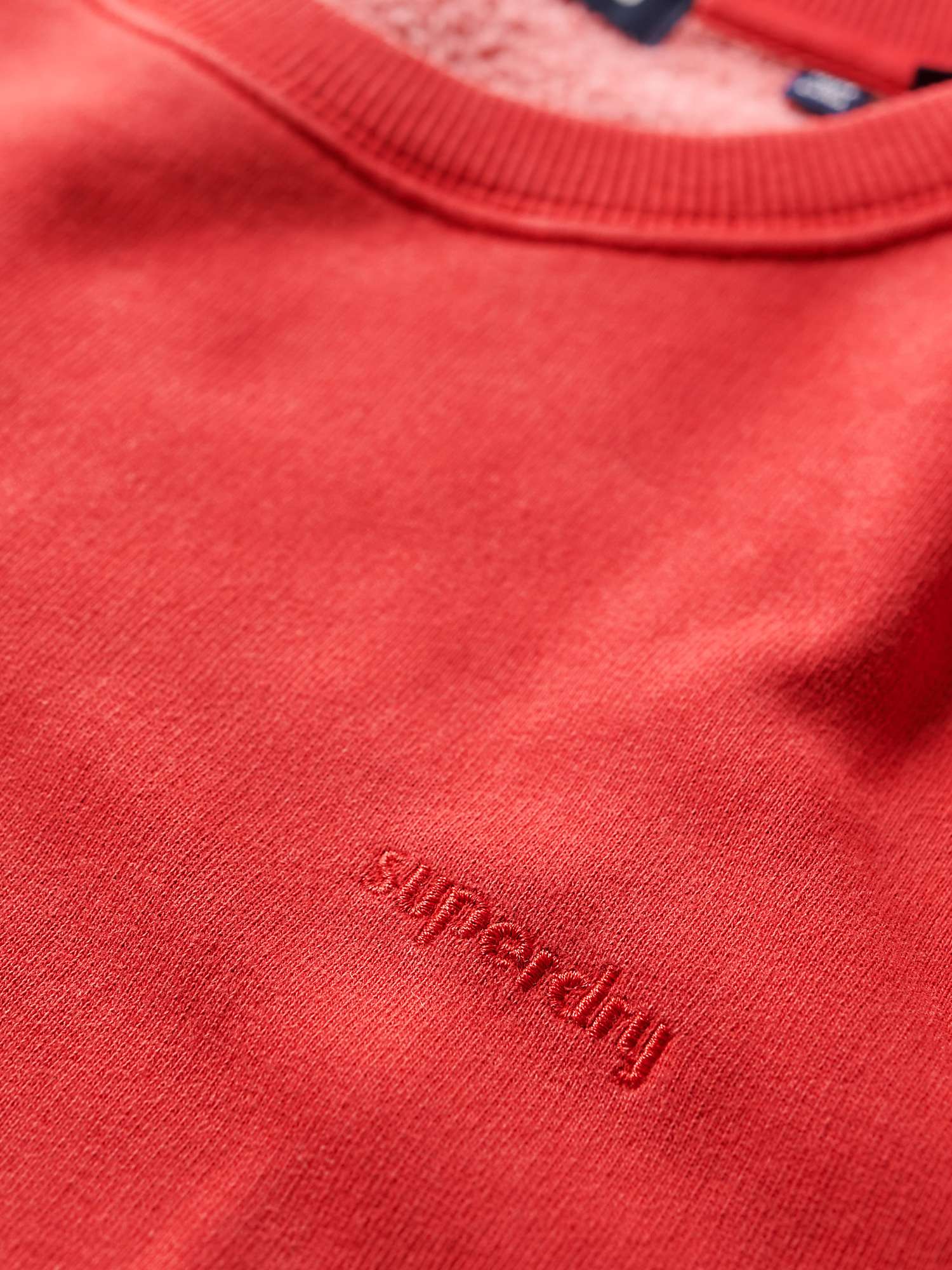Buy Superdry Vintage washed Cotton Sweatshirt Online at johnlewis.com