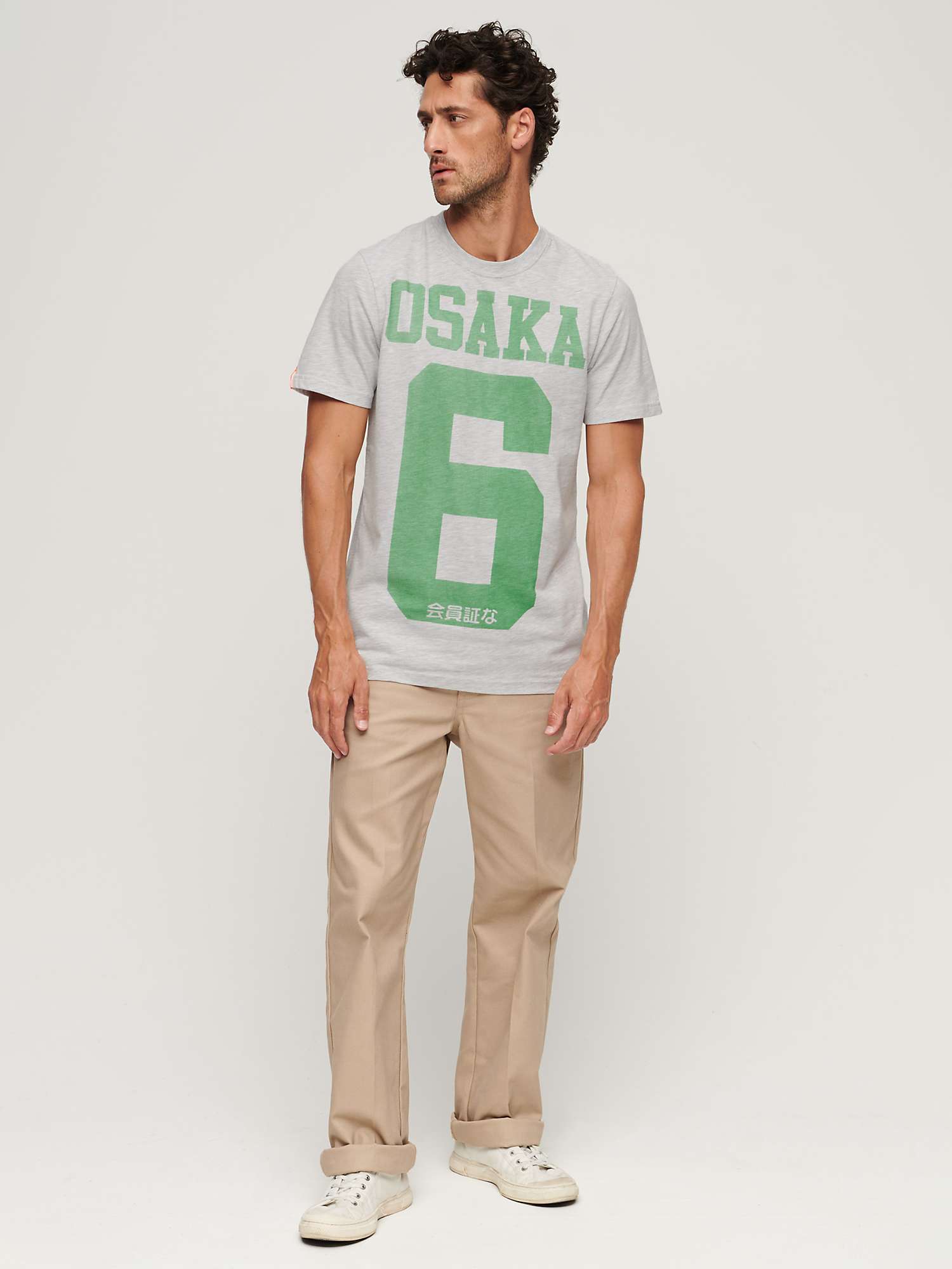 Buy Superdry Osaka 6 Mono Standard T-Shirt Online at johnlewis.com