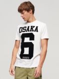 Superdry Osaka 6 Mono Standard T-Shirt, Optic