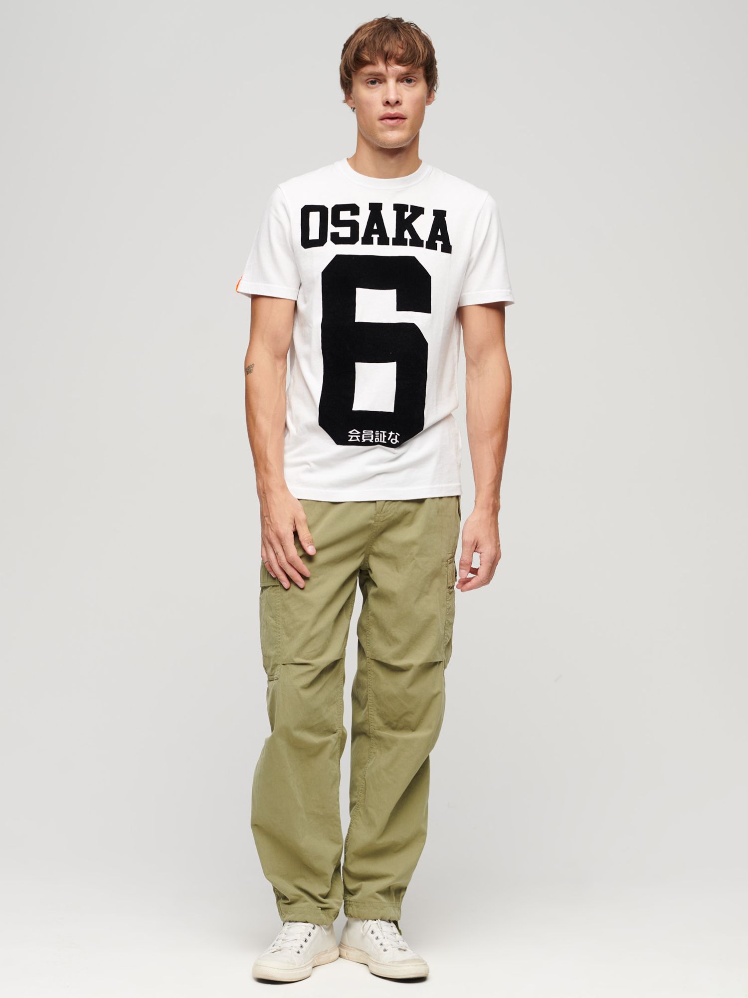 Buy Superdry Osaka 6 Mono Standard T-Shirt Online at johnlewis.com