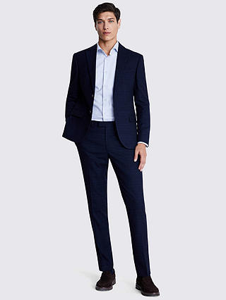 Moss Slim Fit Check Suit Jacket, Ink