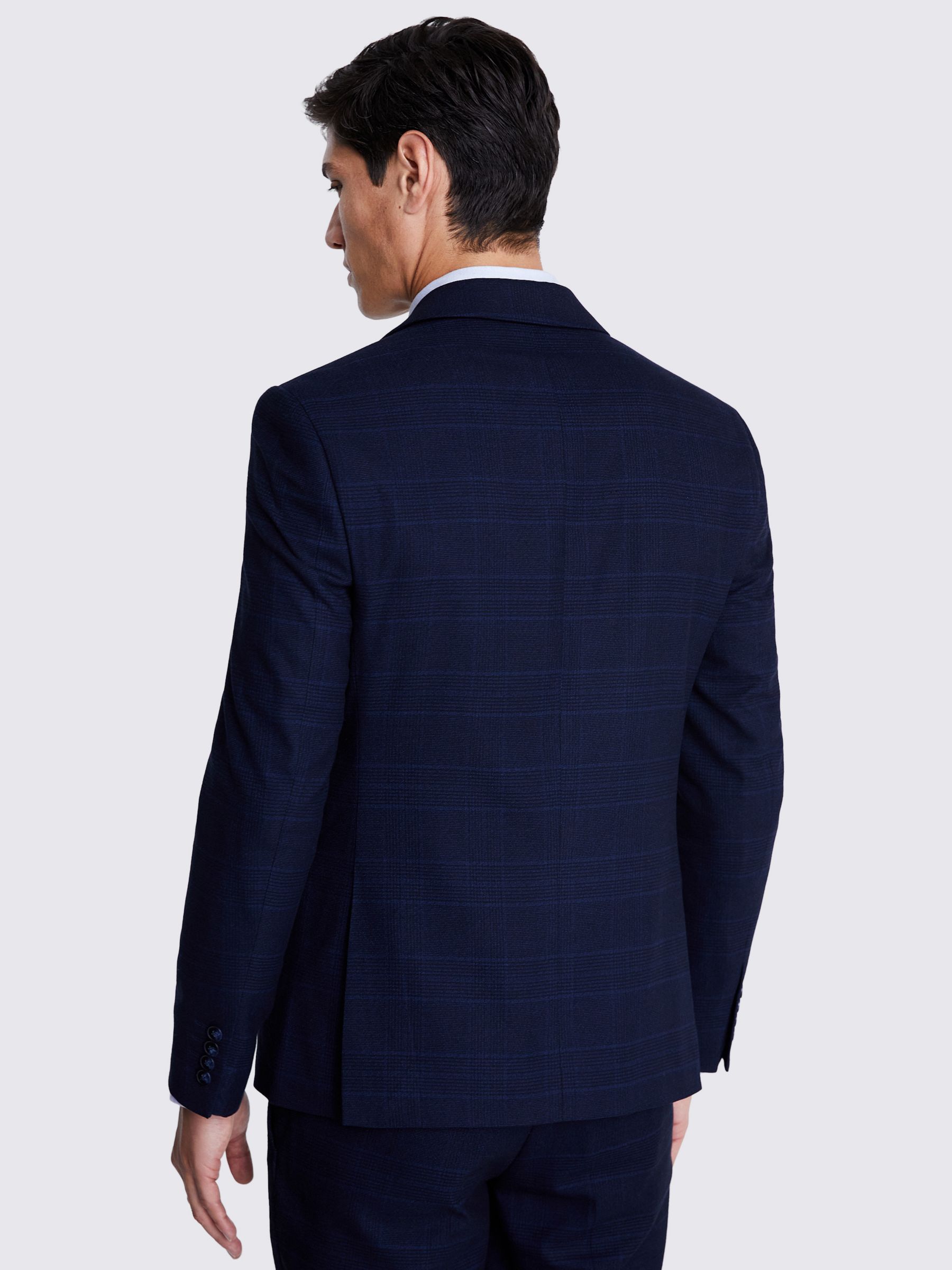 Moss Slim Fit Check Suit Jacket, Ink, 42R