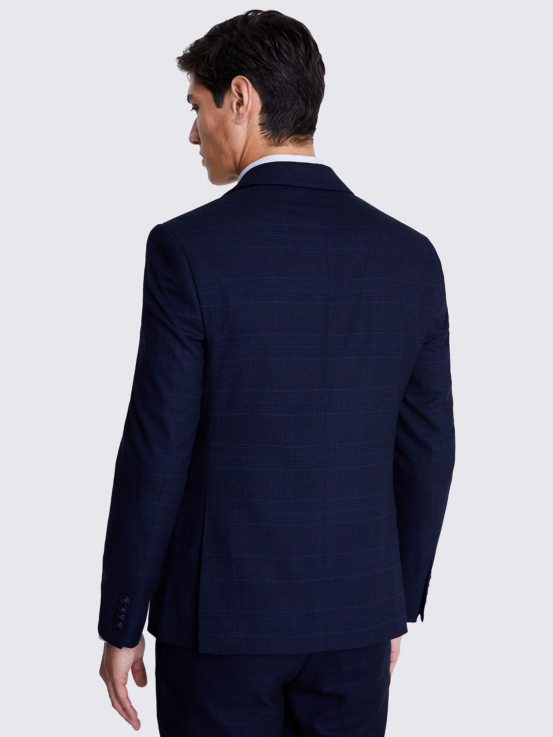 Buy Moss Slim Fit Check Suit Jacket, Ink Online at johnlewis.com