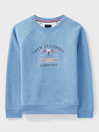 Crew Clothing Logo Sweatshirt, Grey