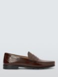 John Lewis Cornell Leather Loafers, Tan