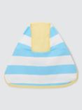 John Lewis ANYDAY Baby Lobster Stripe Keppi Hat, Yellow/Multi