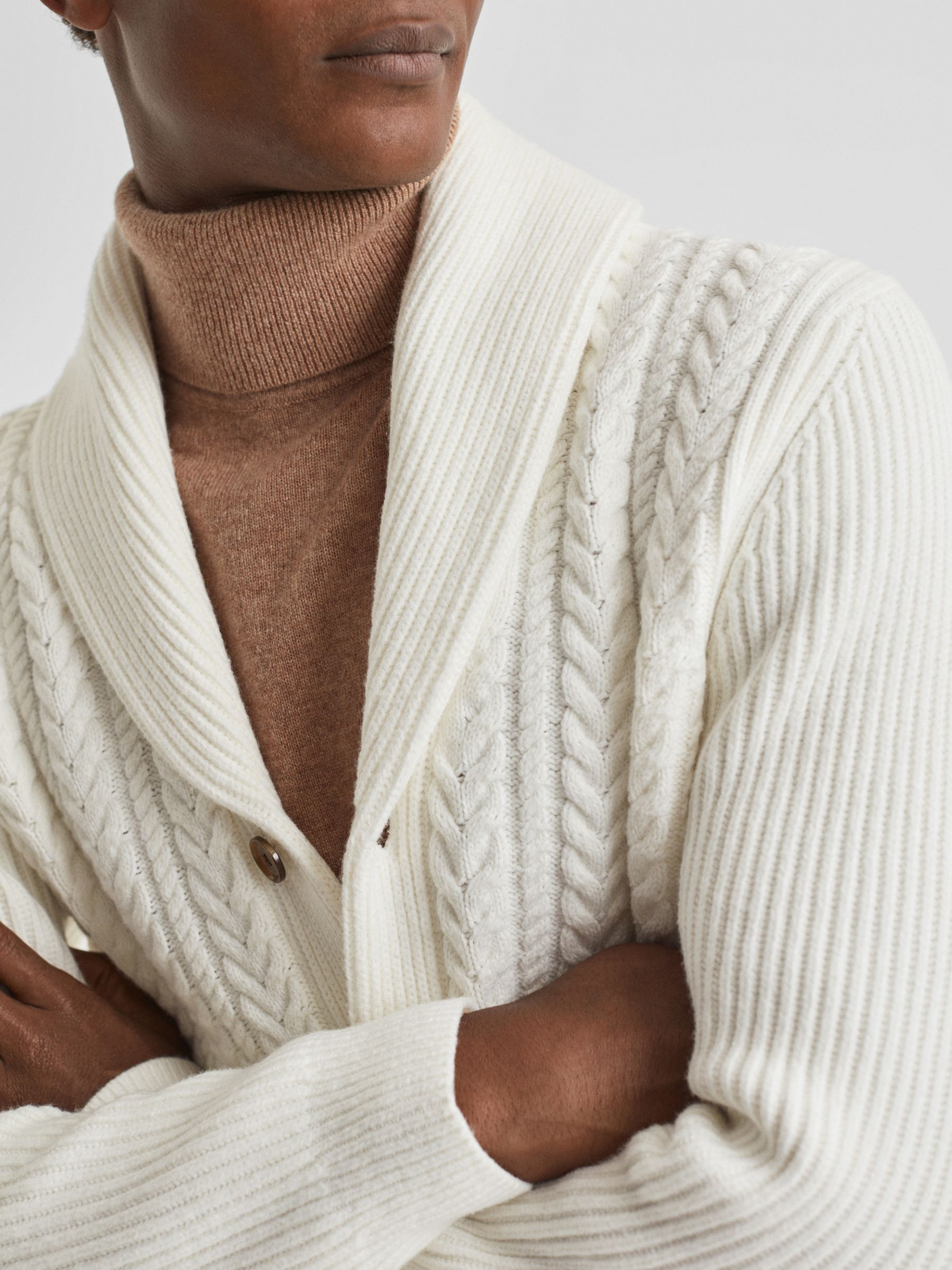 LV x YK Monogram Faces Knitted Cardigan - Men - Ready-to-Wear