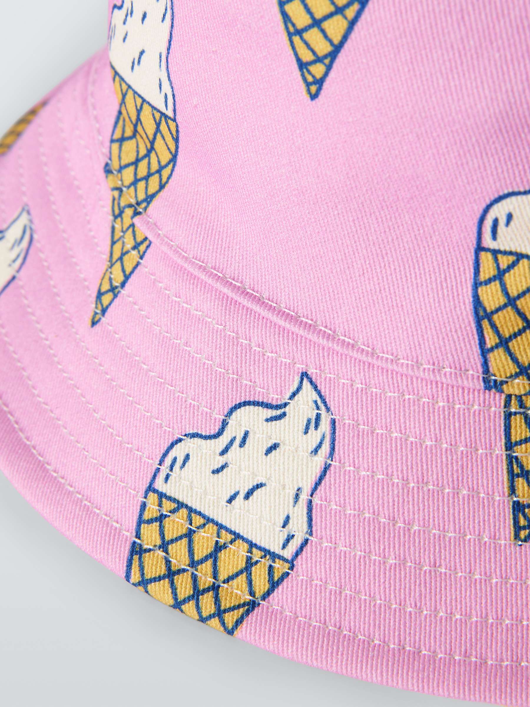 Buy John Lewis ANYDAY Baby Reversible Ice Cream Bucket Hat, Pink Online at johnlewis.com