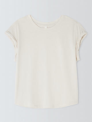 AND/OR Hadley Twist Tank T-Shirt, Cream