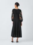 AND/OR Nirvana Embroidered Dress, Black, Black