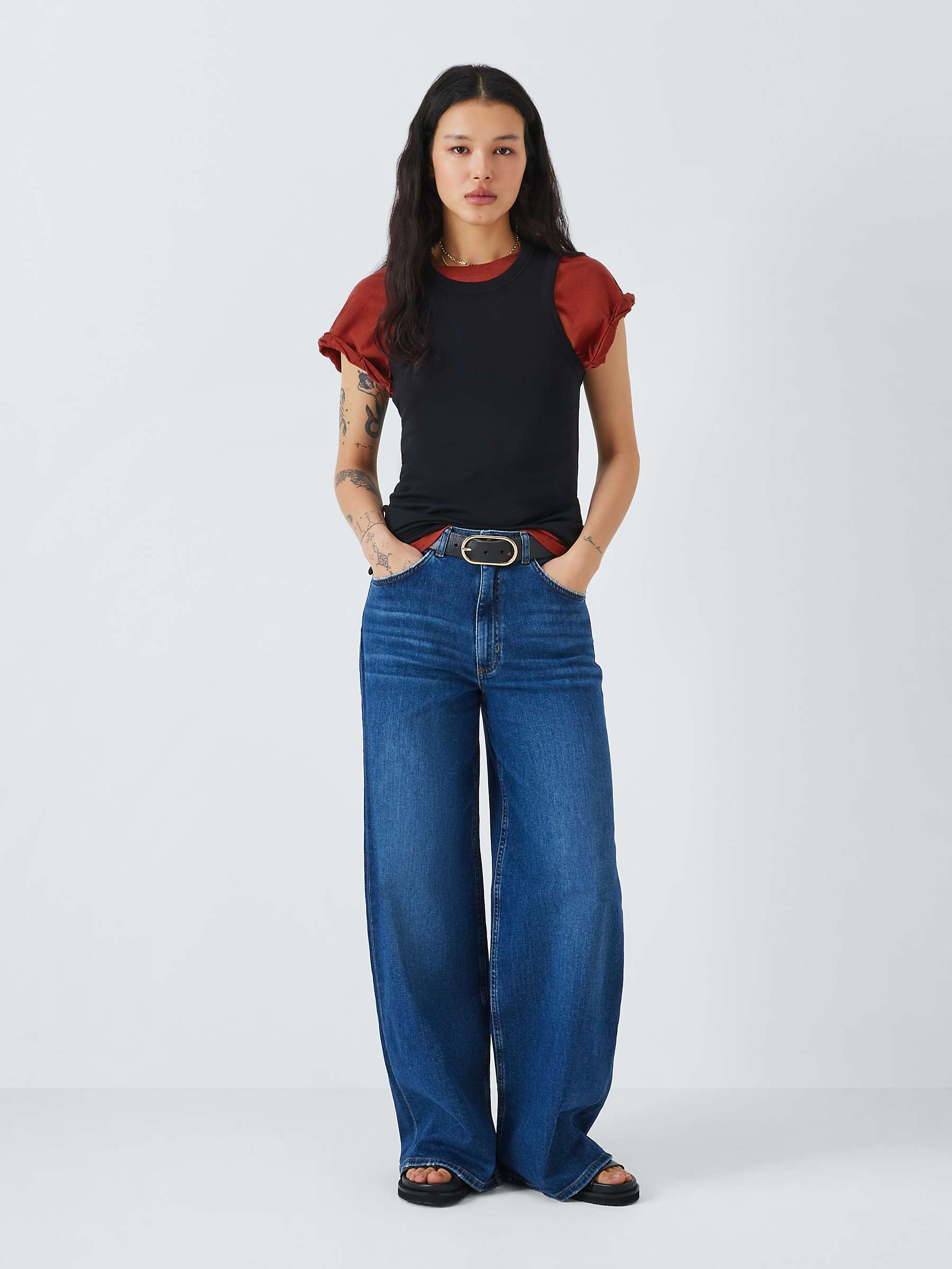 Buy AND/OR Hadley Twist Tank T-Shirt Online at johnlewis.com